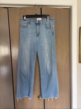 7 For All Mankind Light Blue Wide-Leg Jeans